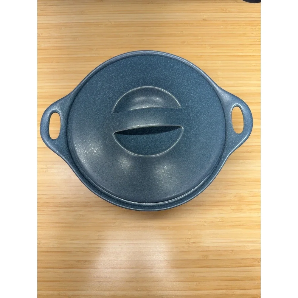 CorningWare Creations Blue Stoneware 2.5 Qt Covered Casserole Dish Lid